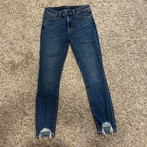 A&F Super Skinny Ankle jeans Mid/low rise